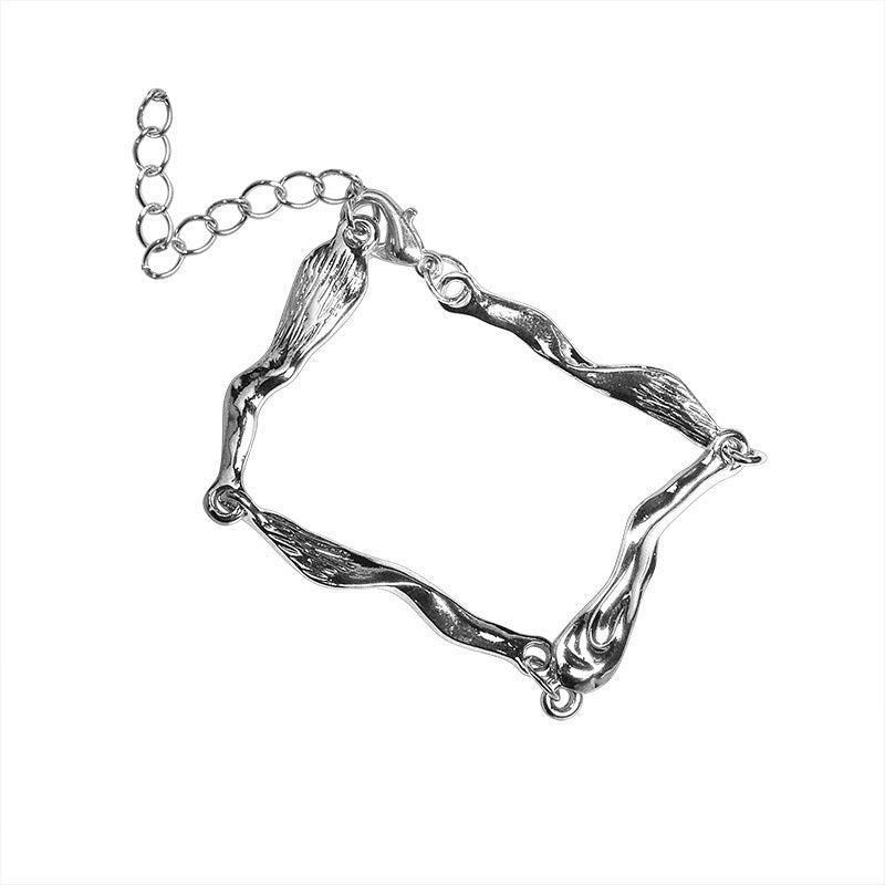 Twisted Flow Metal Bracelet