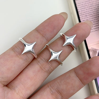 S925 Sterling Silver Starburst Ring